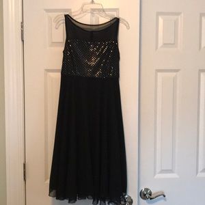 Girls size 12 black formal dress